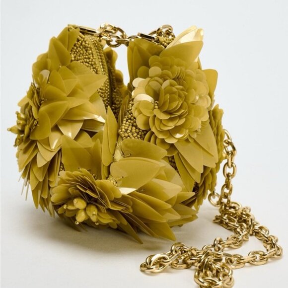 ZARA BEADED SHOULDER BAG - Picture 2 of 5